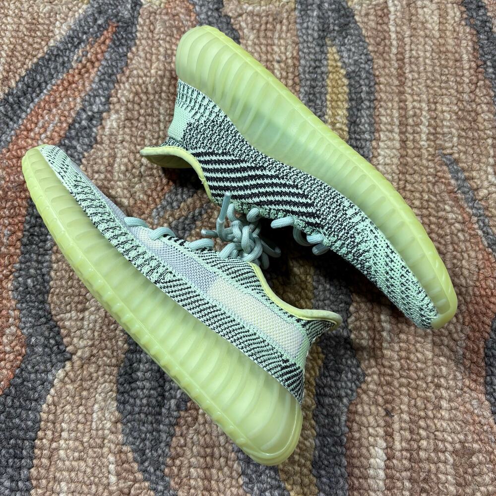 Adidas Yeezy Boost 350 V2 Yeezreel Reflective Neon Green Mens Sz‎ 5 No Box